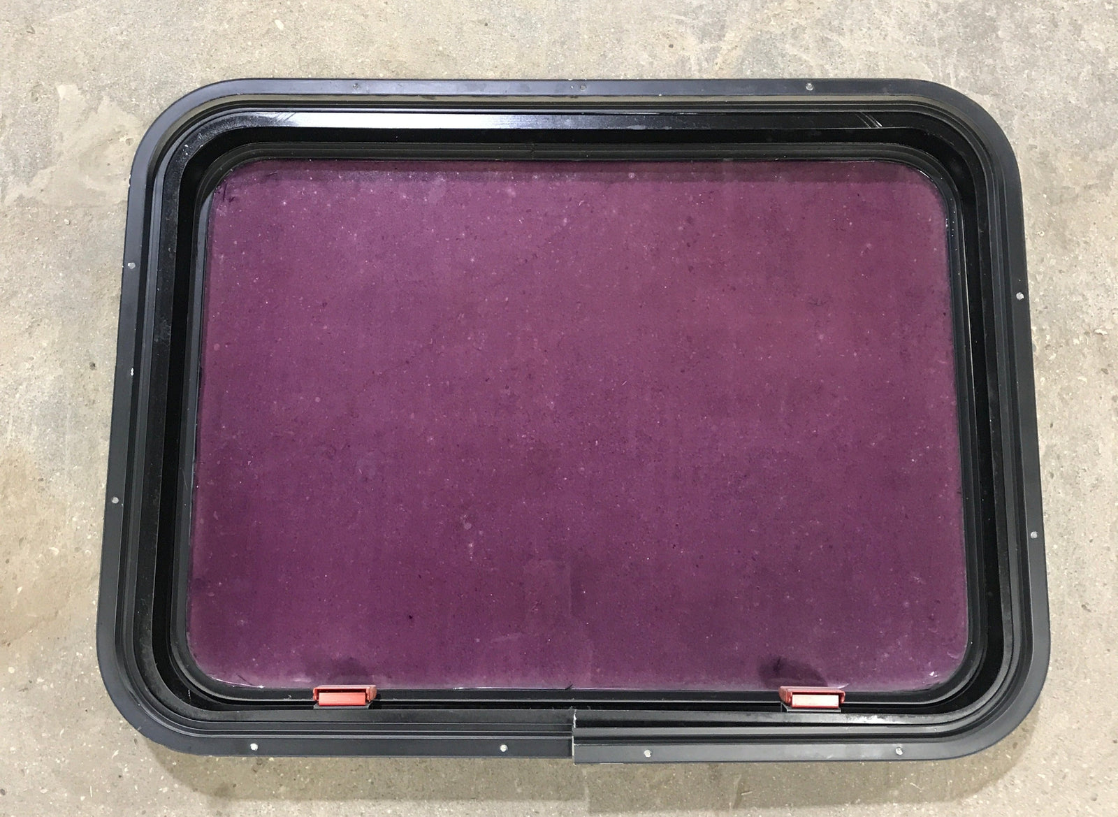 Used Black Radius Emergency Opening Window : 30 3/4
