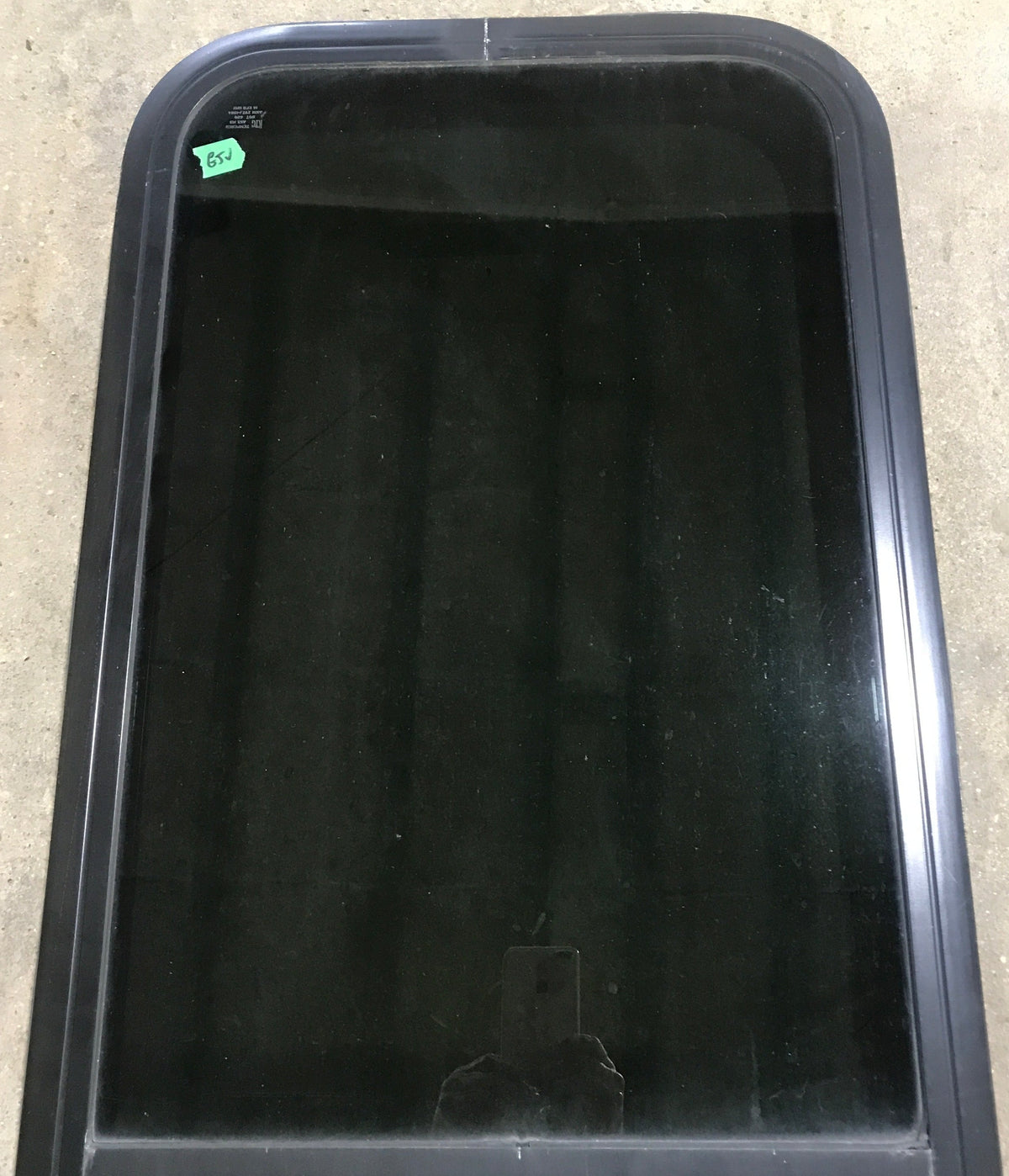 Used Black Radius Opening Window : 17 1/2