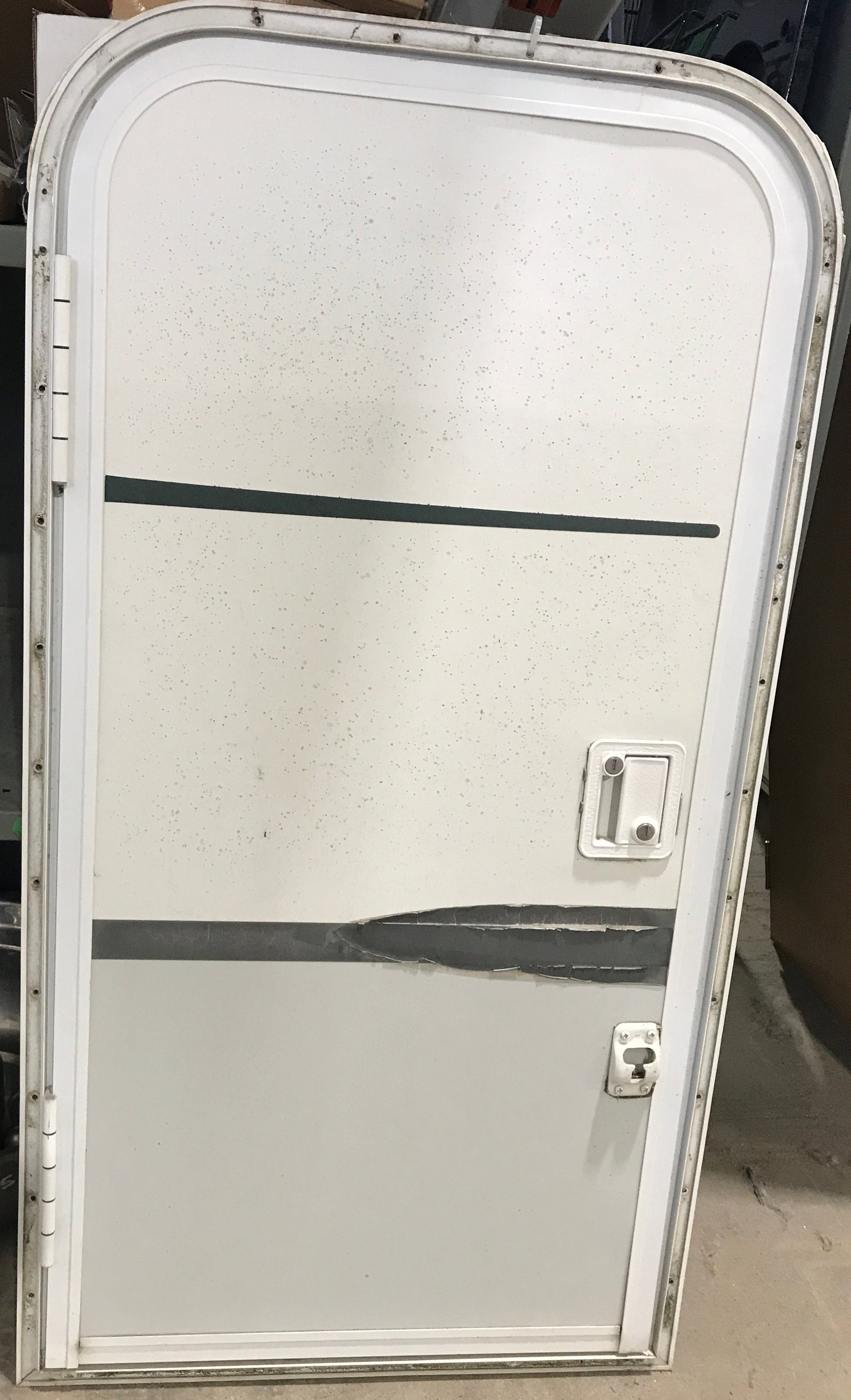 Used Radius Storage/ Teardrop Trailer Entry Door 44