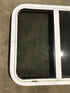 Used White Radius Opening Window : 24 1/2" W x 21 1/2" H x 1 7/8" D