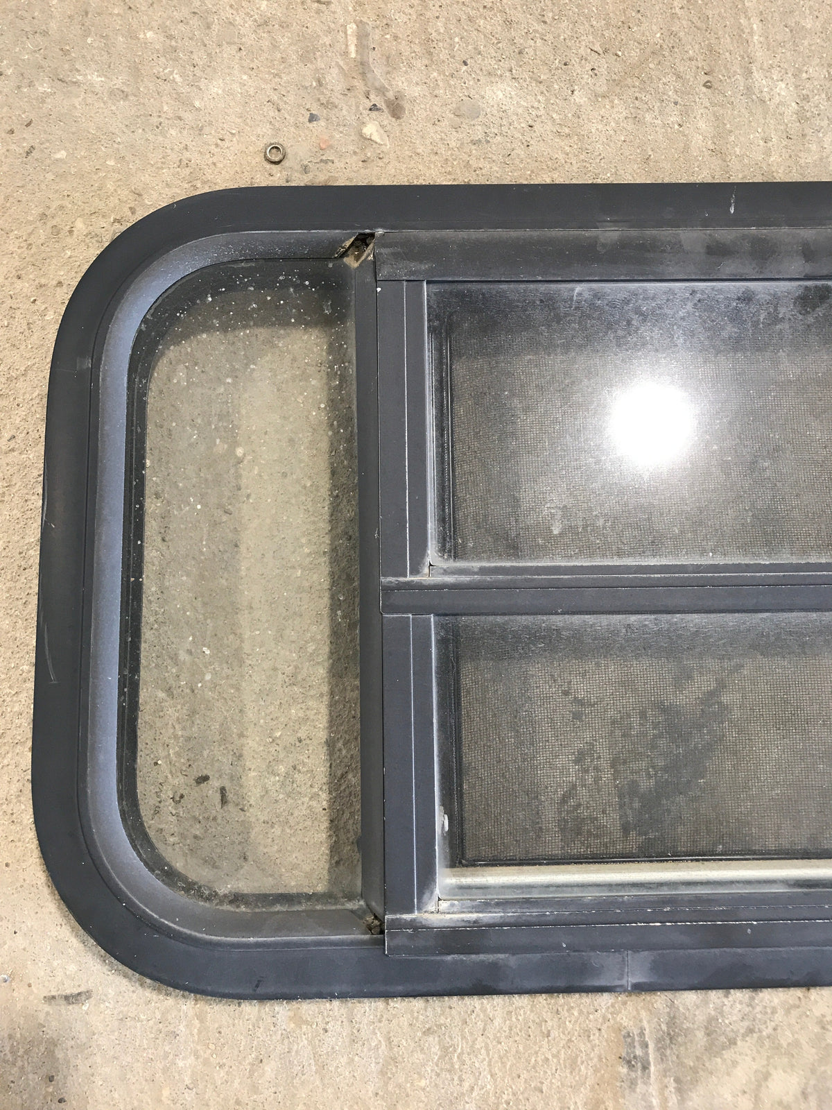 Used Black Radius Opening Window : 29 1/2