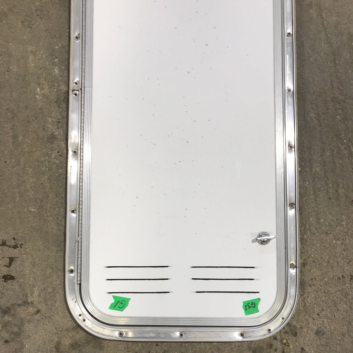 Used Radius Cornered Propane / Battery Cargo Door 13 3/4