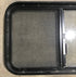 Used Black Radius Opening Window : 30 1/4" W x 17 3/4" H x 1 7/8" D