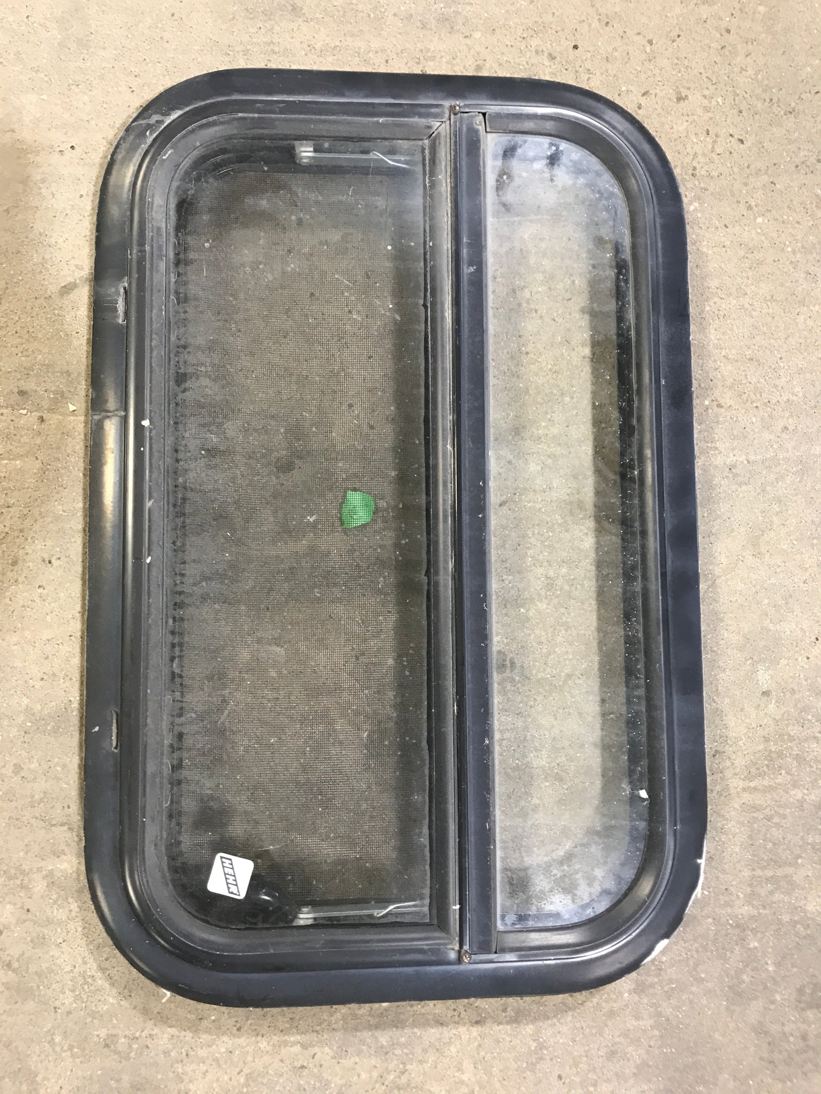 Used Black Radius Opening Window : 23 1/4