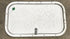Used Radius Cornered Cargo Door 19 3/4" x 10 3/4" x 3/4" D