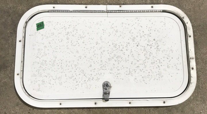 Used Radius Cornered Cargo Door 19 3/4" x 10 3/4" x 3/4" D