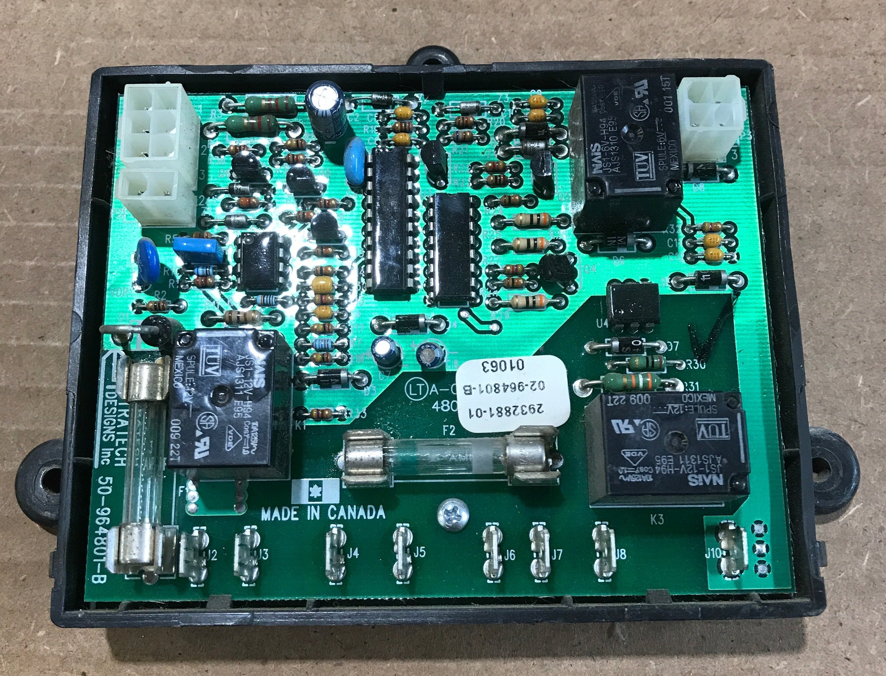 Used Dometic Refrigerator Control Board 2 Way - 2932881.01