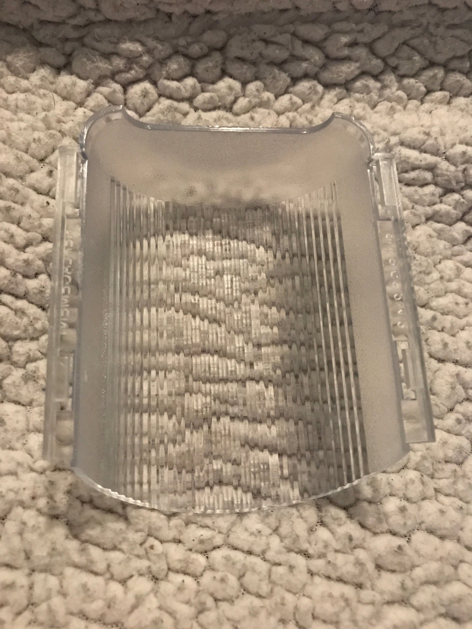 Used Norcold Interior Lamp Cover 621827 - Translucent Clear