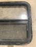 Used Black Radius Opening Window : 24 1/2" W x 22 1/2" H x 2" D