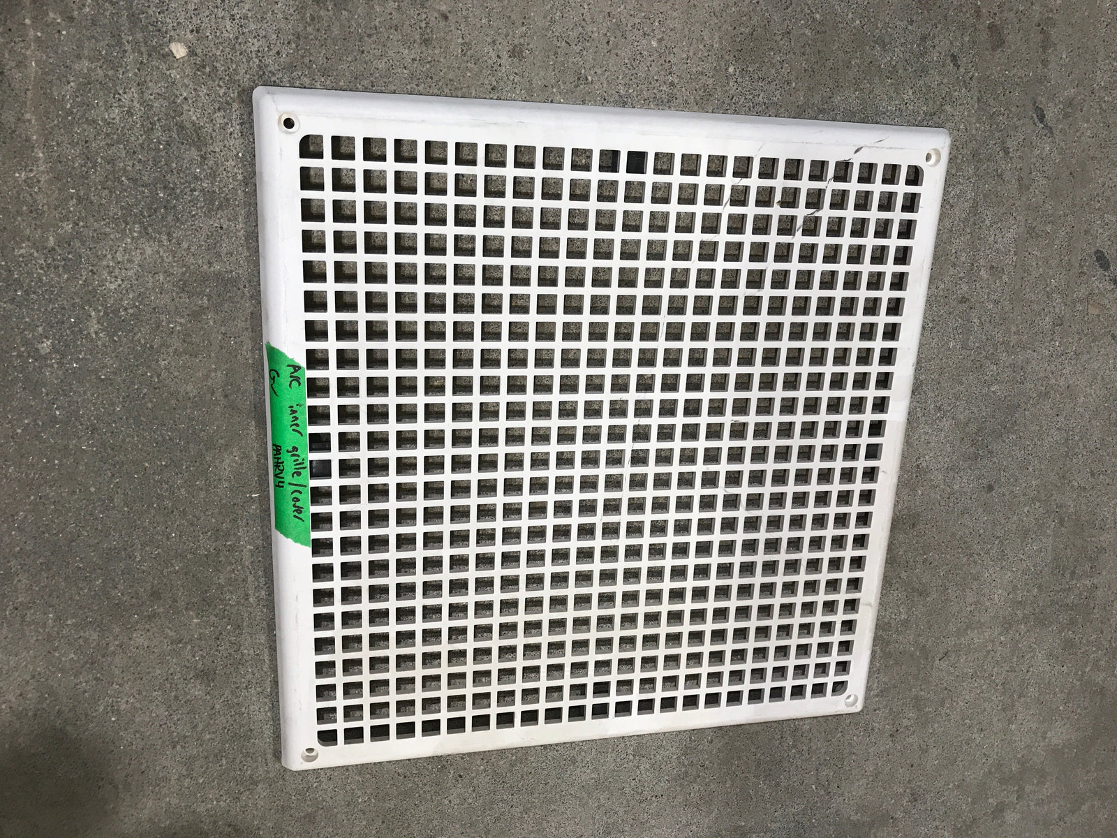 Used Coleman Air Conditioner Ceiling Assembly Grill