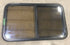 Used Black Radius Opening Window : 23 3/4" W x 39 3/4" H x 1 1/2" D