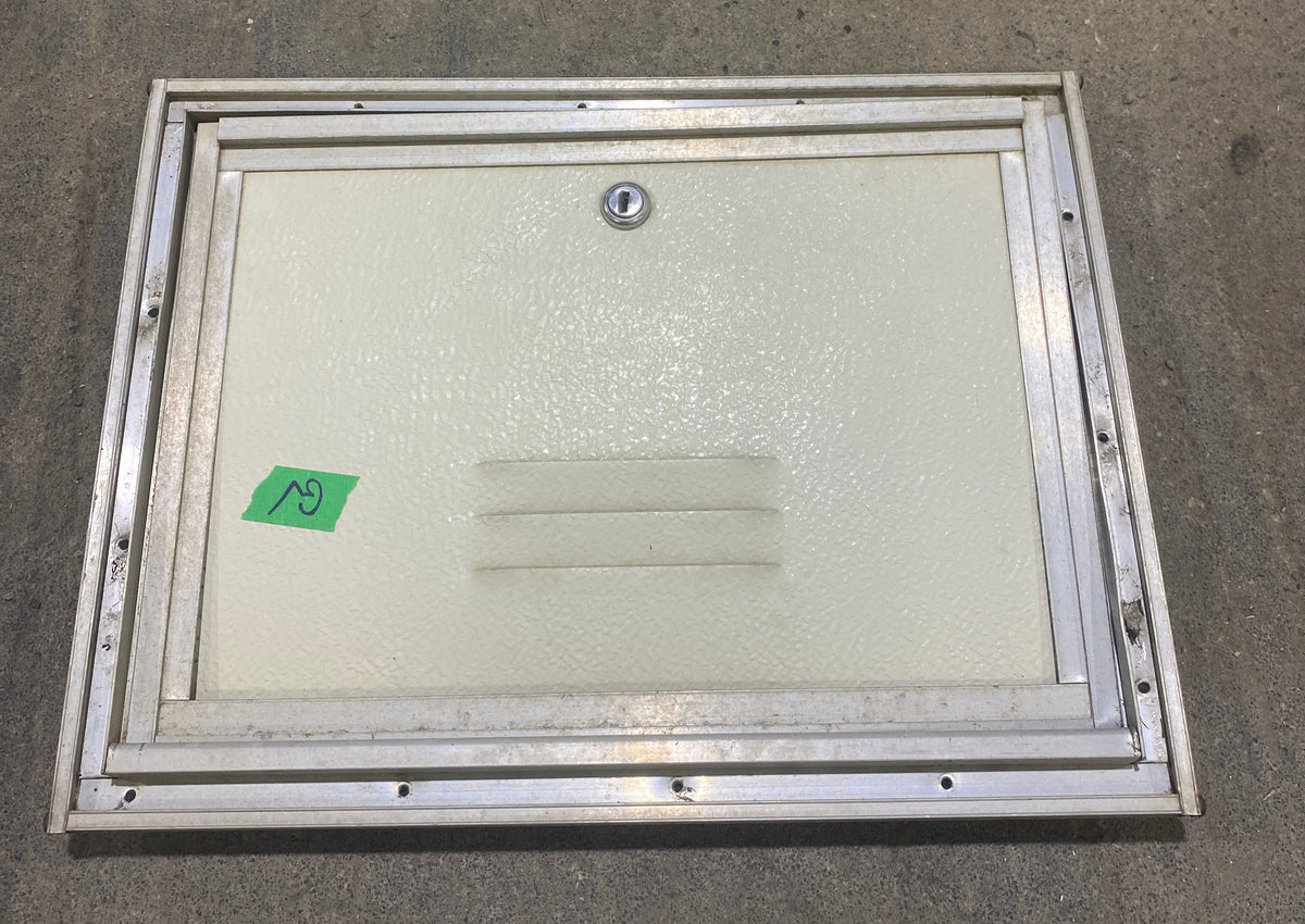 Used Square Cornered Battery / Propane Cargo Door 14 3/4