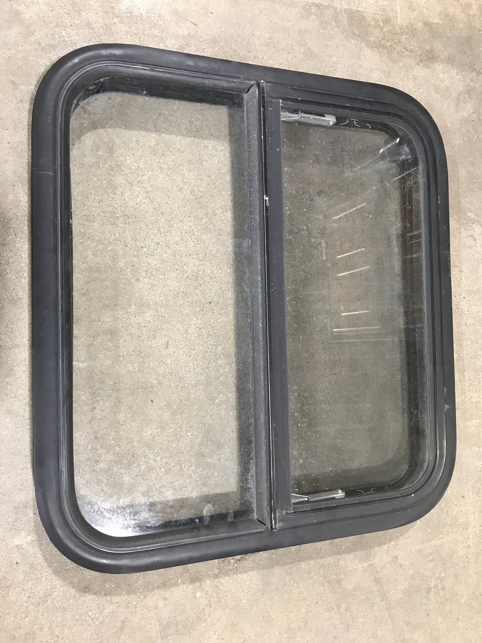 Used Black Radius Opening Window : 23 1/2