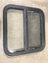 Used Black Radius Opening Window : 23 1/2" W X 21 1/4" H X 2" D