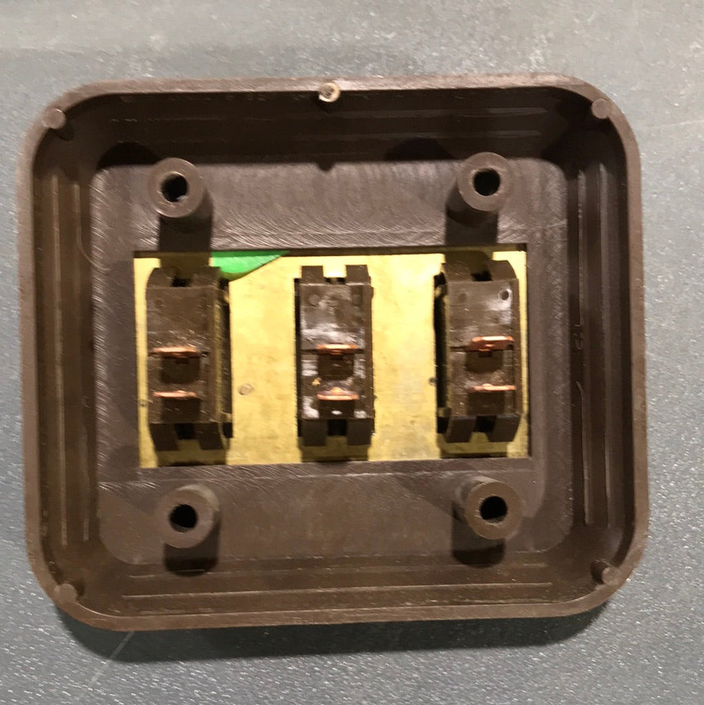 Used 12v RV Triple Light Switch