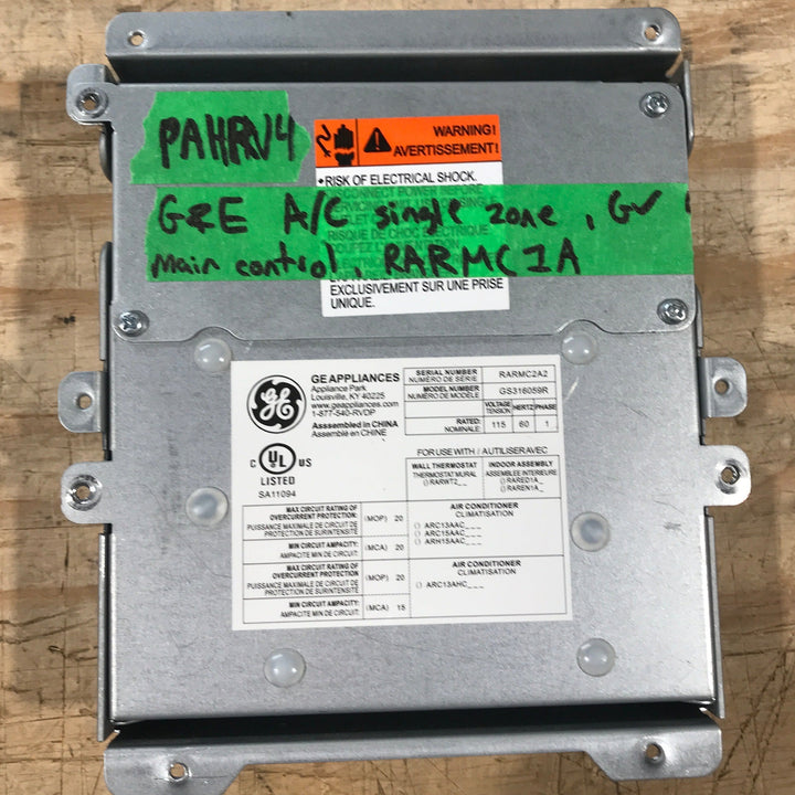 Used G&E Main Control Board, Single Zone, RARMC1A - Young Farts RV Parts