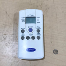 Load image into Gallery viewer, USED Carrier 71DC6E58030 - MH 040501176 Digital AC Wall Thermostat REMOTE