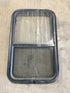 Used Black Radius Opening Window : 28 3/4" W x 17 1/2" H x 2"