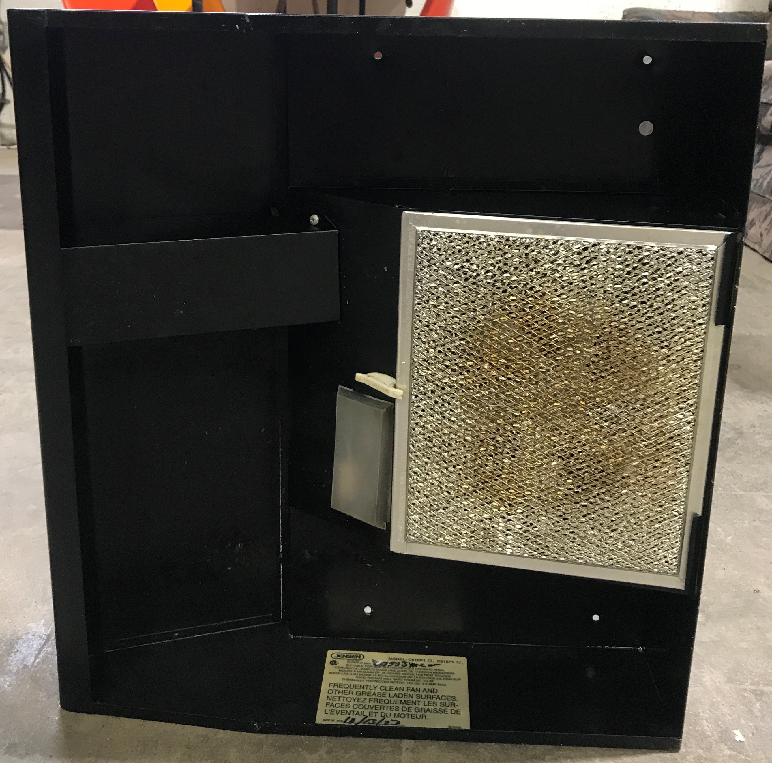 Used Jensen RV Range Hood Fan - R052340000