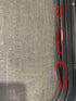 Used Slanted Black Radius Opening Window : 36 3/4" W x 13 1/2" H x 2" D