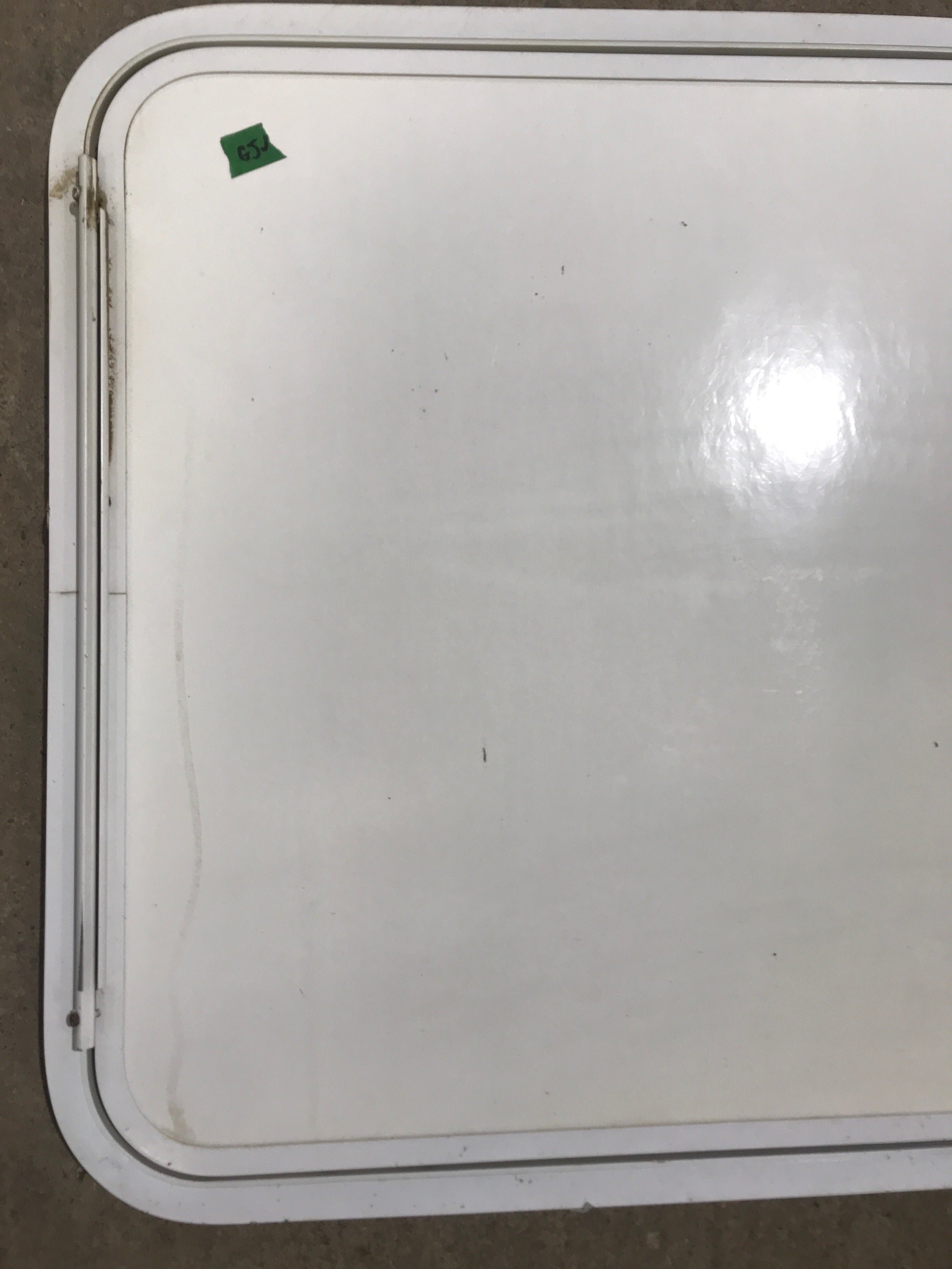 Used Radius Cornered Propane Cargo Door 29 1/2" x 23 7/8" x 3/4" D