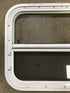 Used White Radius Opening Window : 23 1/2" W x 17 1/2" H x 1 1/2" D