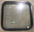 Used Black Radius Non Opening Window : 23 1/2" W x 22" H x 1 7/8"