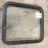 Used Black Radius Non-Opening Window : 25 1/2" W X 23 1/4" H X 2" D
