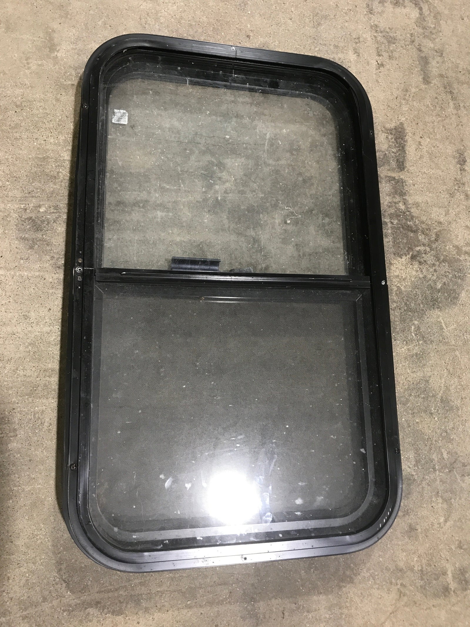 Used Black Radius Opening Window : 30 3/4