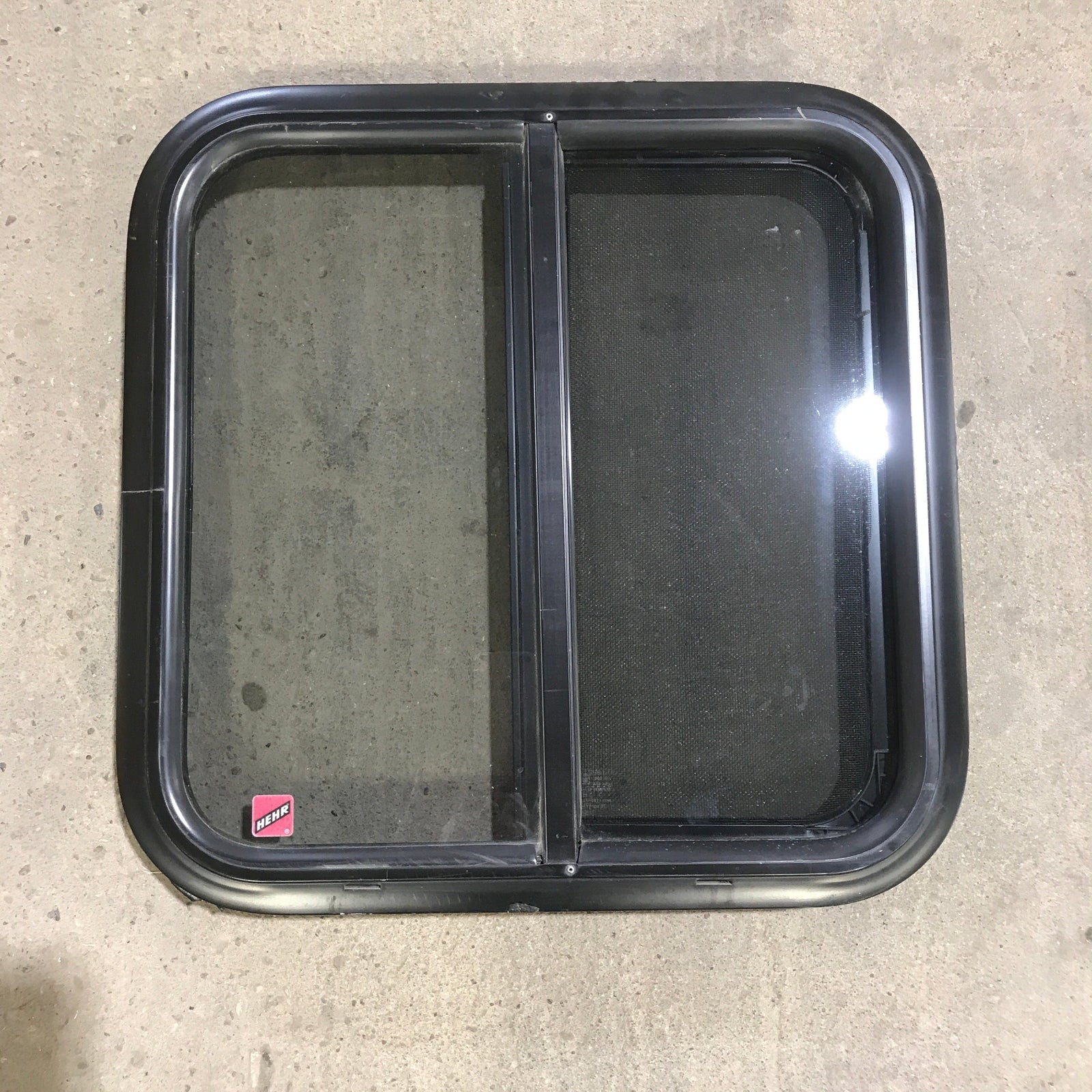 USED Black Radius Opening Window - 19.675 X 19.50 X 1.875