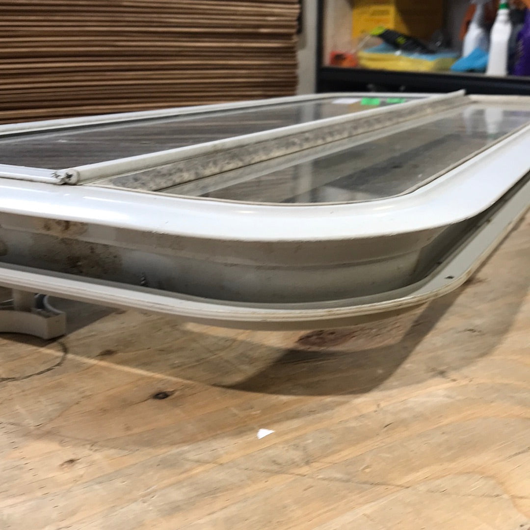 USED White Radius Opening Window : 35 1/2