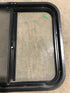 Used Black Radius Opening Window : 24 1/2" W x 21 1/2" H x 1 7/8" D