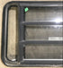 Used Black Radius Emergency Opening Window : 35" W x 21 1/4" H x 1 7/8" D