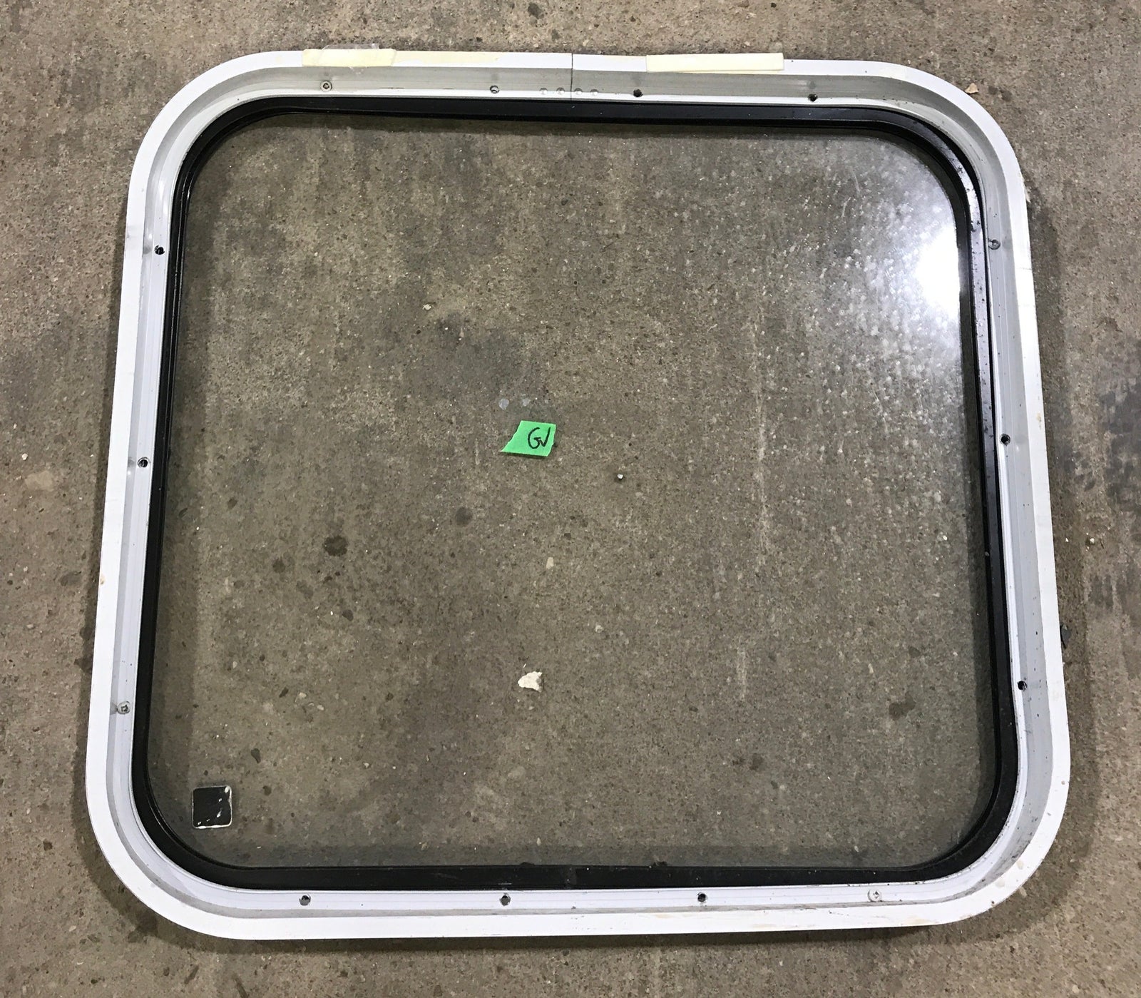 Used Black Radius Non-Opening Window : 23