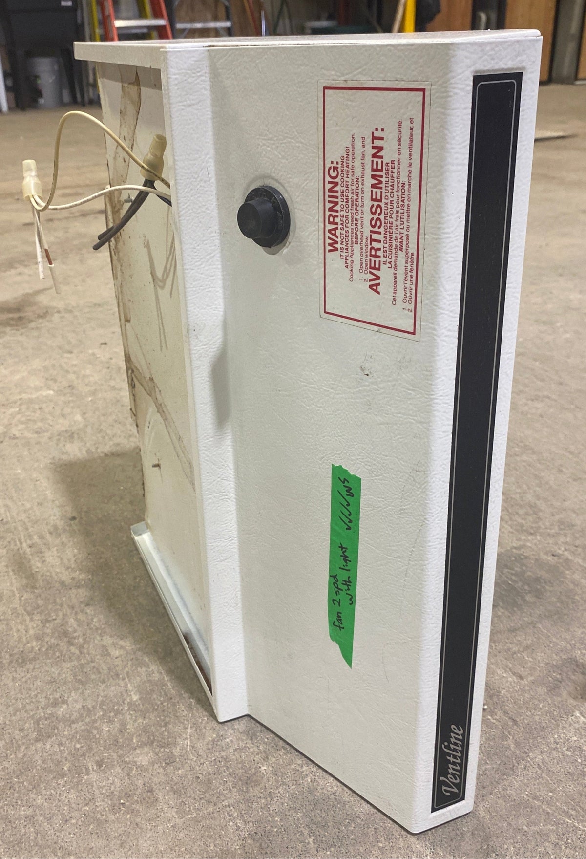 Used Ventline RV Range Hood Fan CC317-2