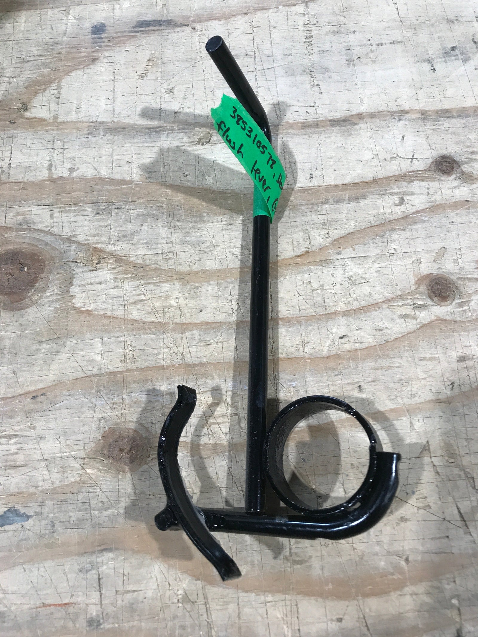 Used Dometic Toilet Flush Lever, Black - 385310578