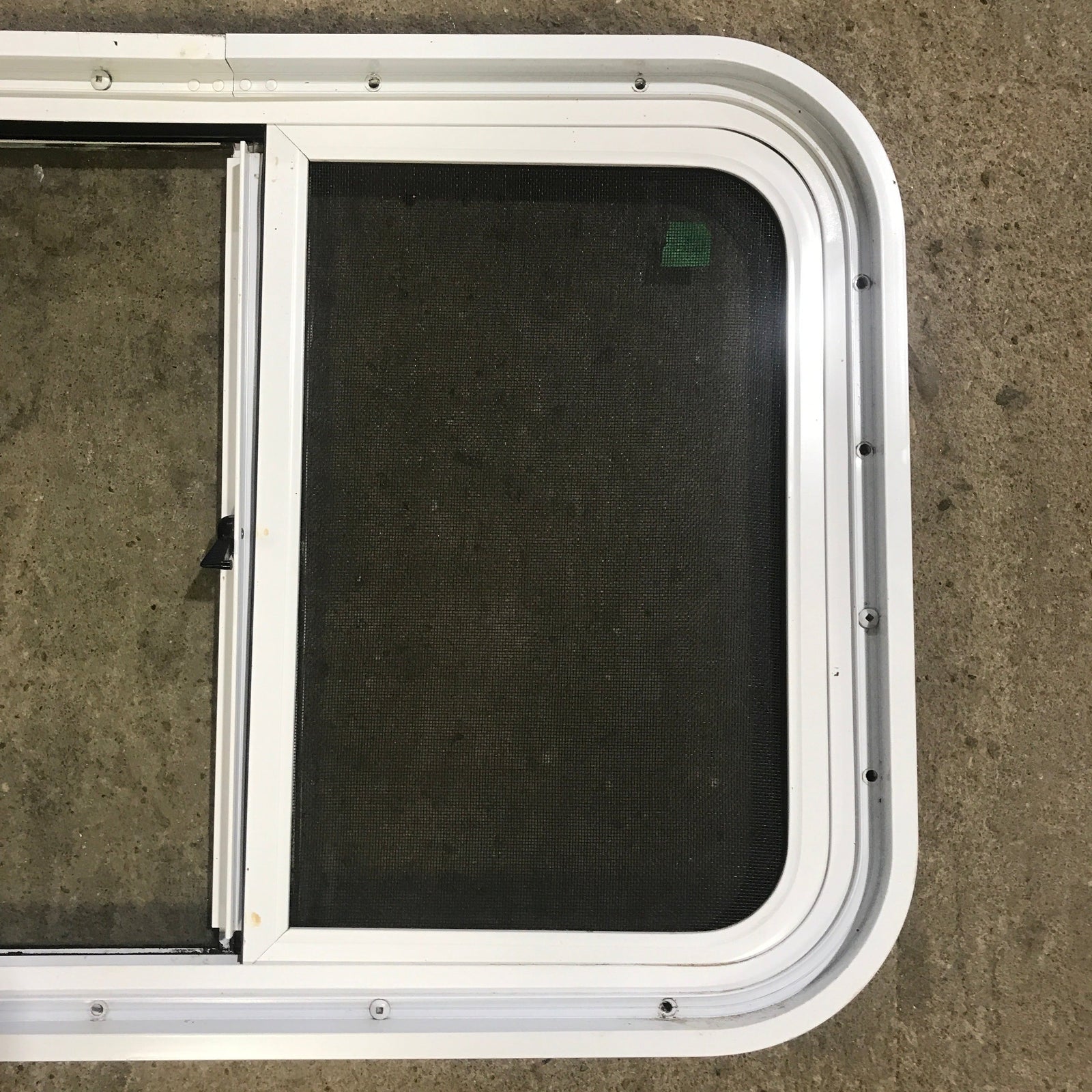 Used White Radius Opening Window : 24 1/4