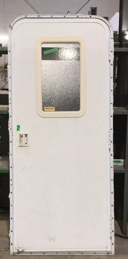 Used Radius Cornered Entry Door 71 1/2" H x 29 1/2" W X 2 1/2" D
