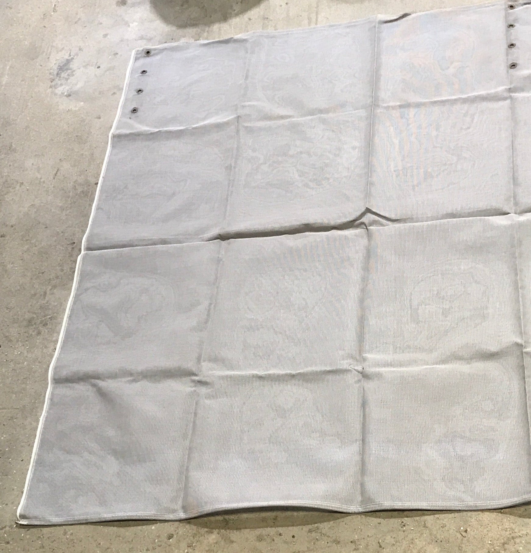Used Fabric Panel for RV Awning Screen Room - Front Panel