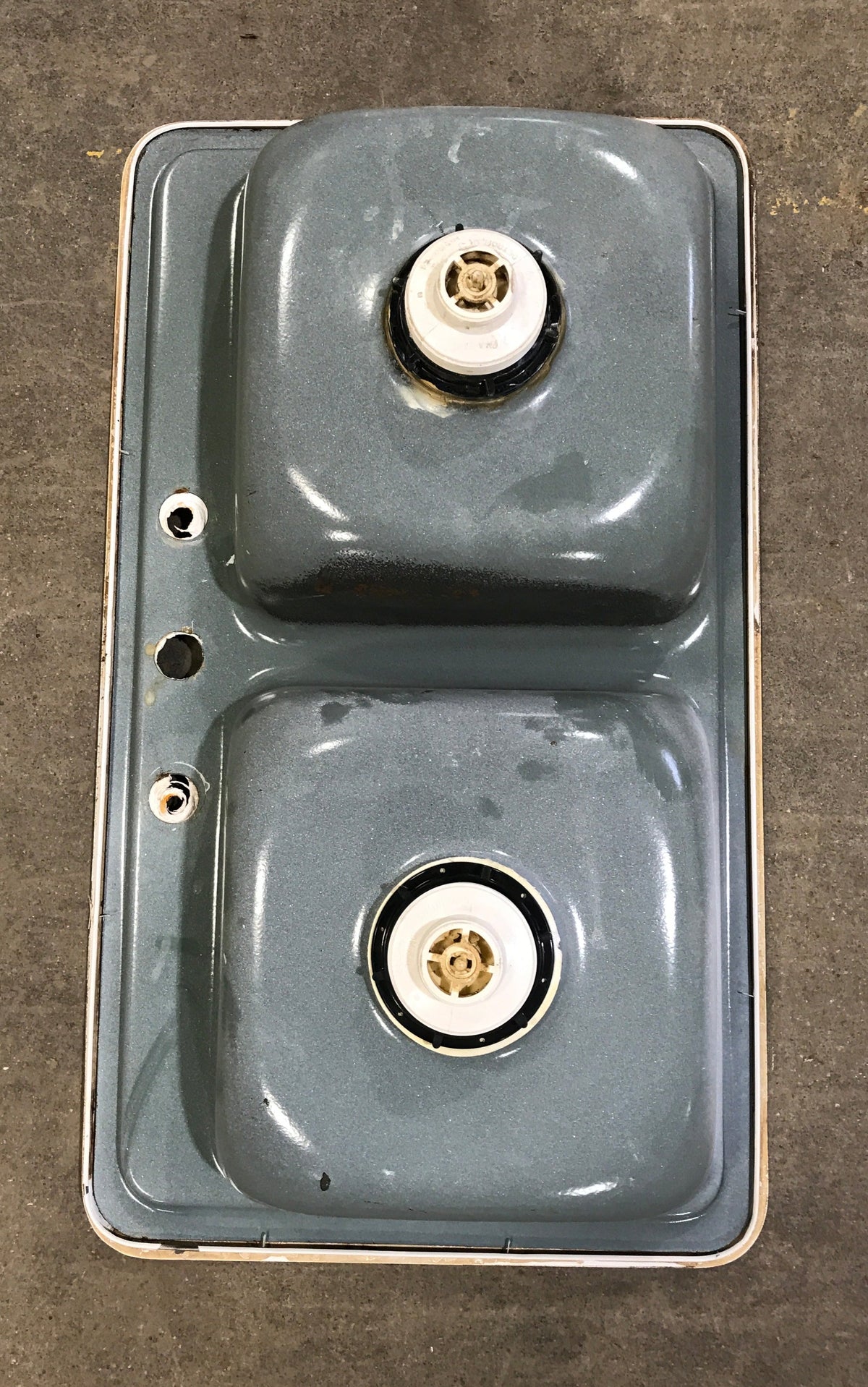 Used Double Kitchen Sink 33” W x 19” L