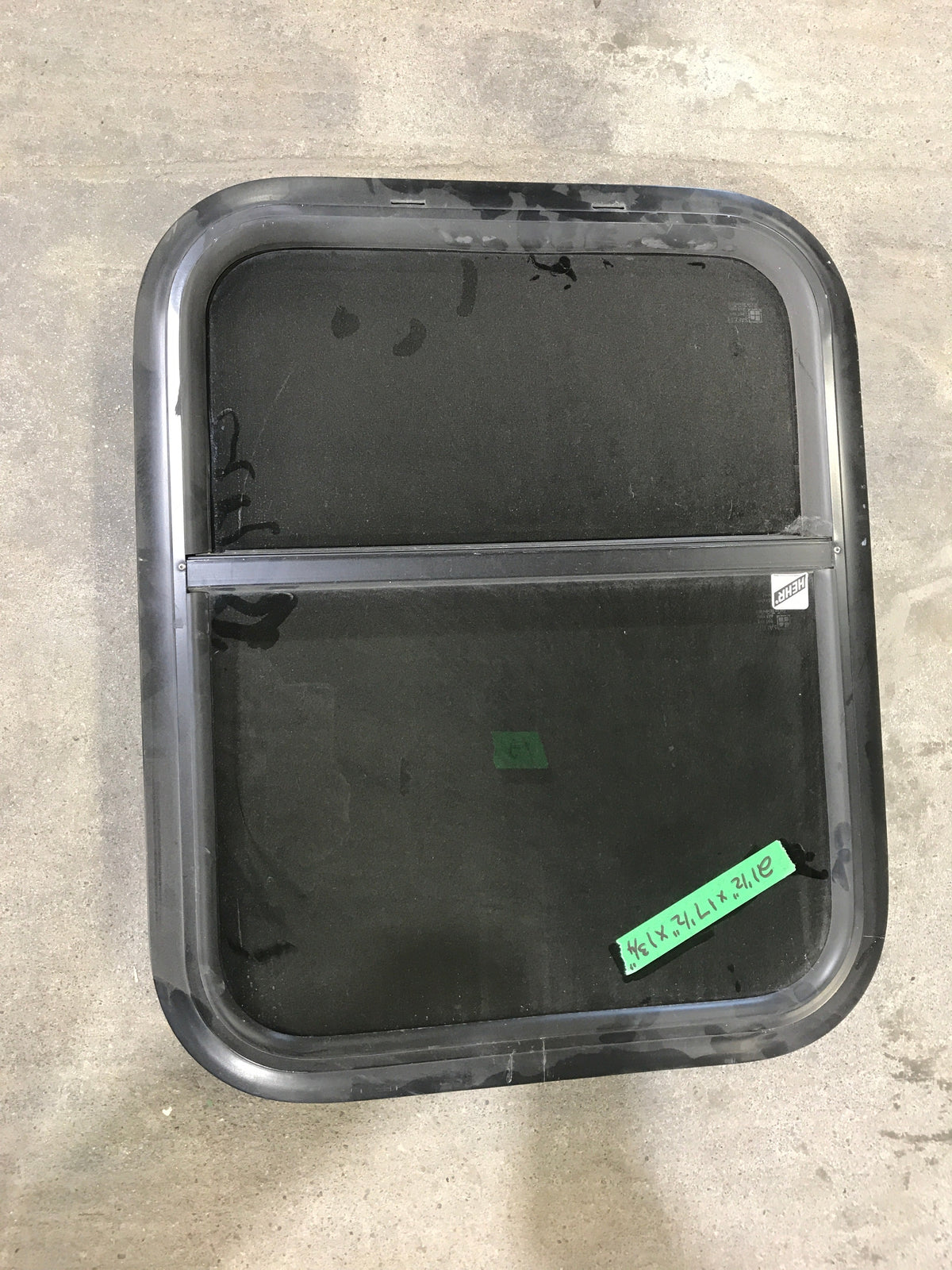 Used Black Radius Opening Window : 21 1/2