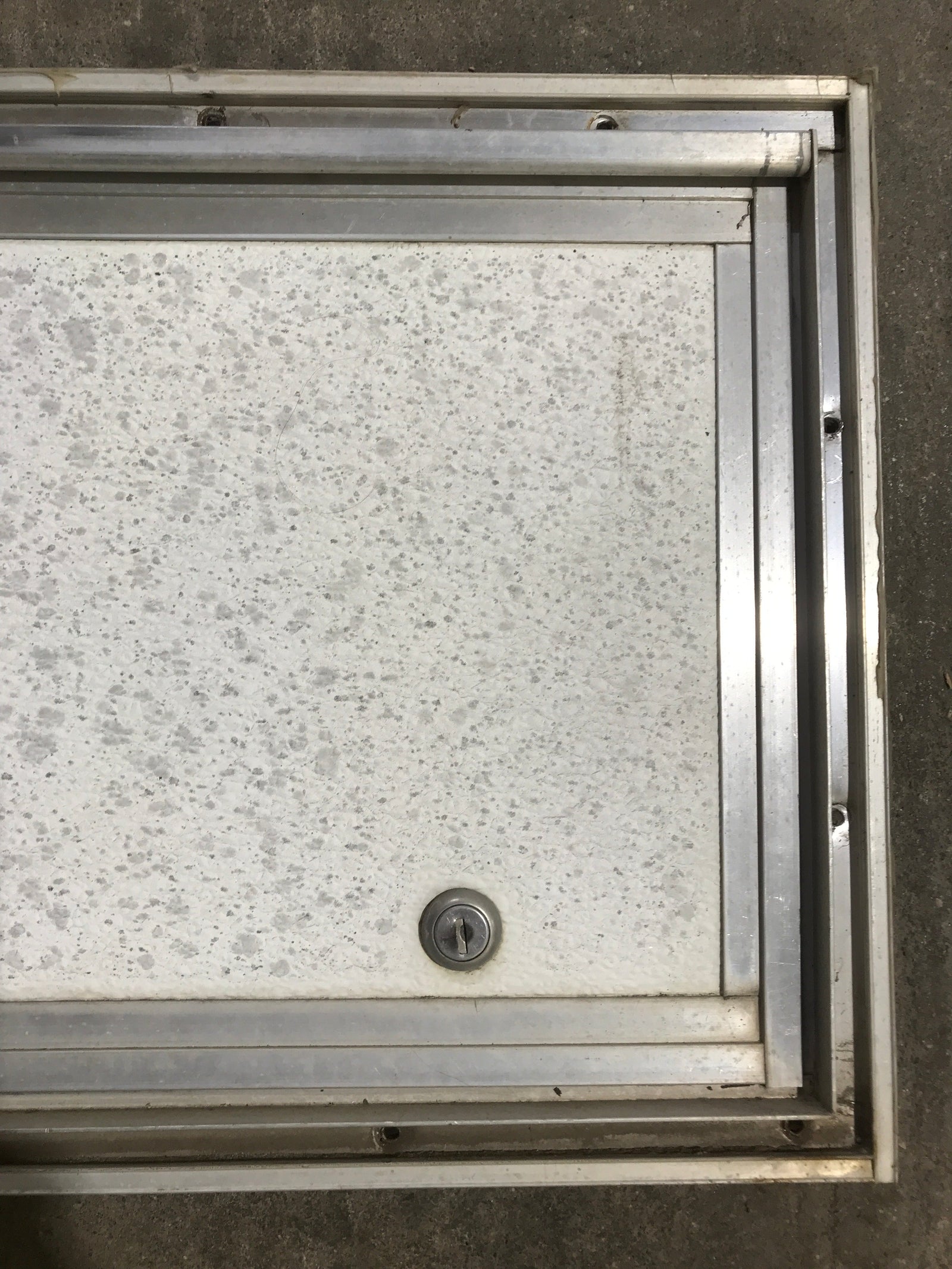 Used Square Cornered Cargo Door - 15 1/2