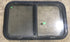 Used Black Radius Opening Window : 29 1/2" W x 17 1/2" H x 2" D