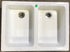 Used Double Kitchen Sink 24 1/2” W x 18” L