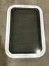 Used White Radius Non Opening Window : 24" W x 16 1/2" H x 2" D