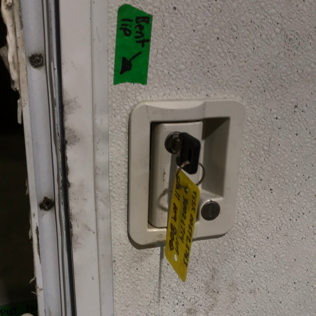 Used Radius Cornered Entry Door 71 1/2