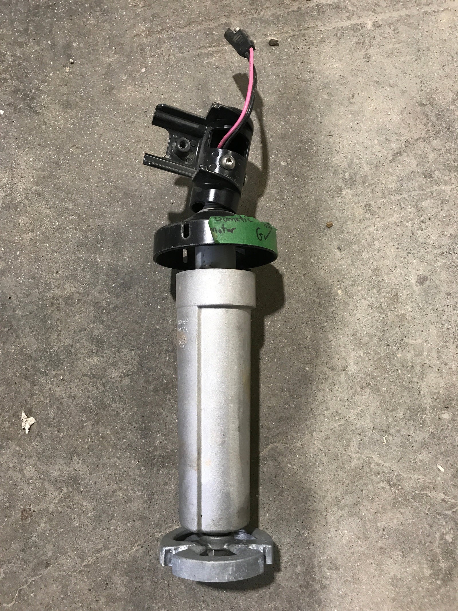 USED A&E DOMETIC RV AWNING DRIVE ASSEMBLY FITS 9100 - BLACK