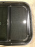Used Black Radius Opening Window : 21 1/2" W X 17 1/2" H X 1 3/4" D
