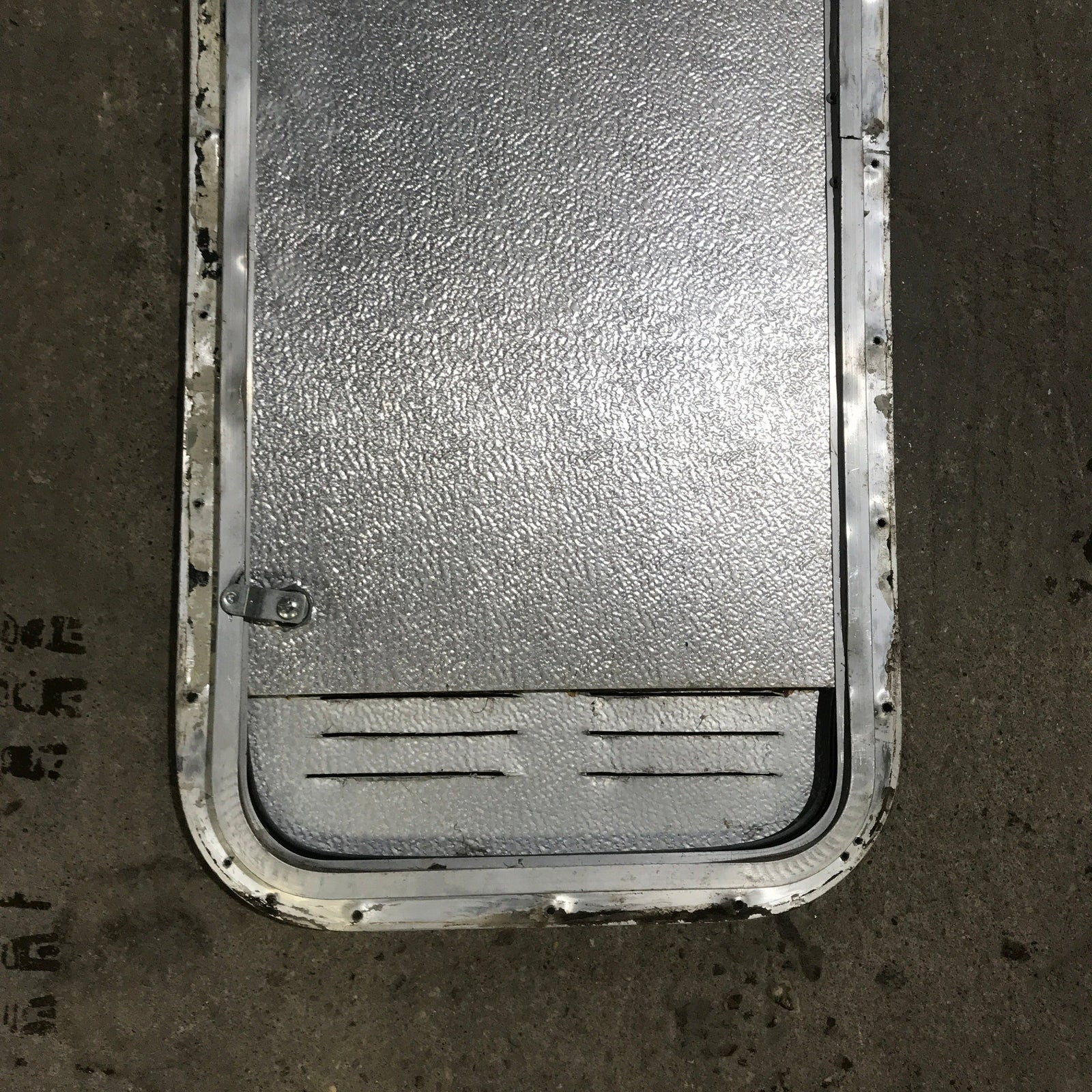 Used Radius Cornered Propane / Battery Cargo Door 13 3/4
