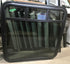 Used Black Radius Emergency Opening Window : 35 3/4" W x 36" H x 3/4"